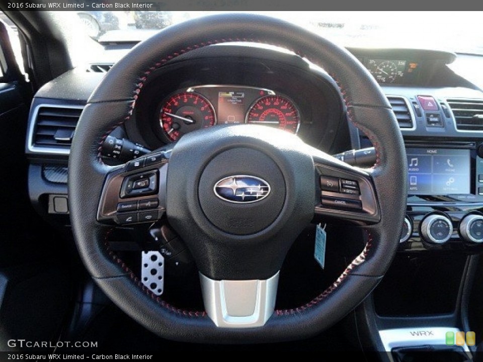 Carbon Black Interior Steering Wheel for the 2016 Subaru WRX Limited #119076787