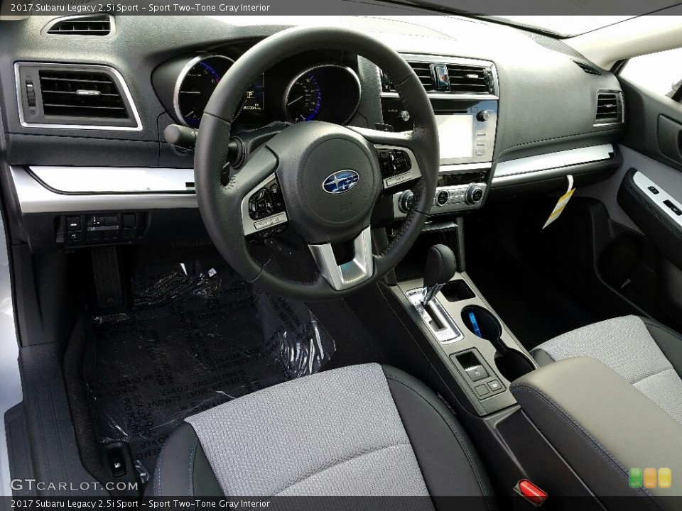Sport Two-Tone Gray Interior Photo for the 2017 Subaru Legacy 2.5i Sport #119080379