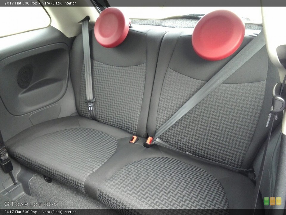 Nero (Black) Interior Rear Seat for the 2017 Fiat 500 Pop #119099403