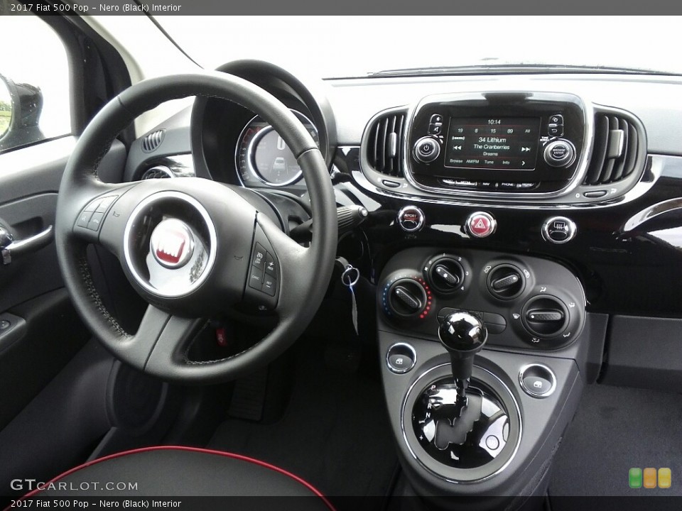 Nero (Black) Interior Dashboard for the 2017 Fiat 500 Pop #119099464