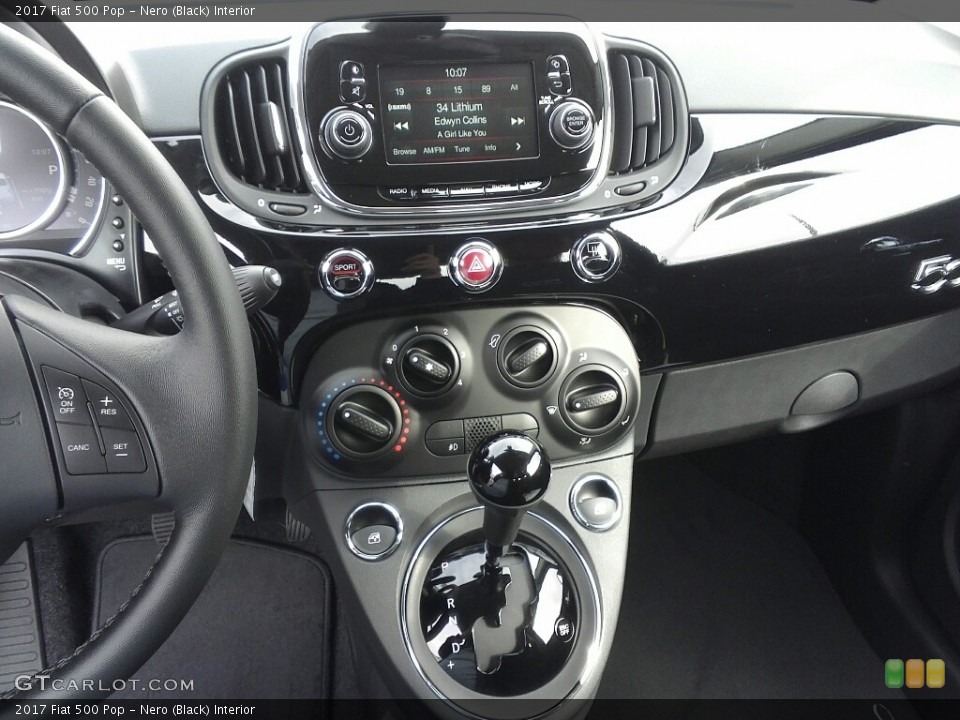 Nero (Black) Interior Dashboard for the 2017 Fiat 500 Pop #119099626