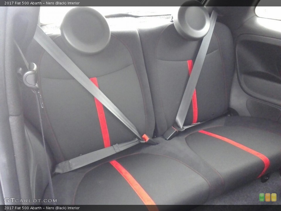 Nero (Black) Interior Rear Seat for the 2017 Fiat 500 Abarth #119100253