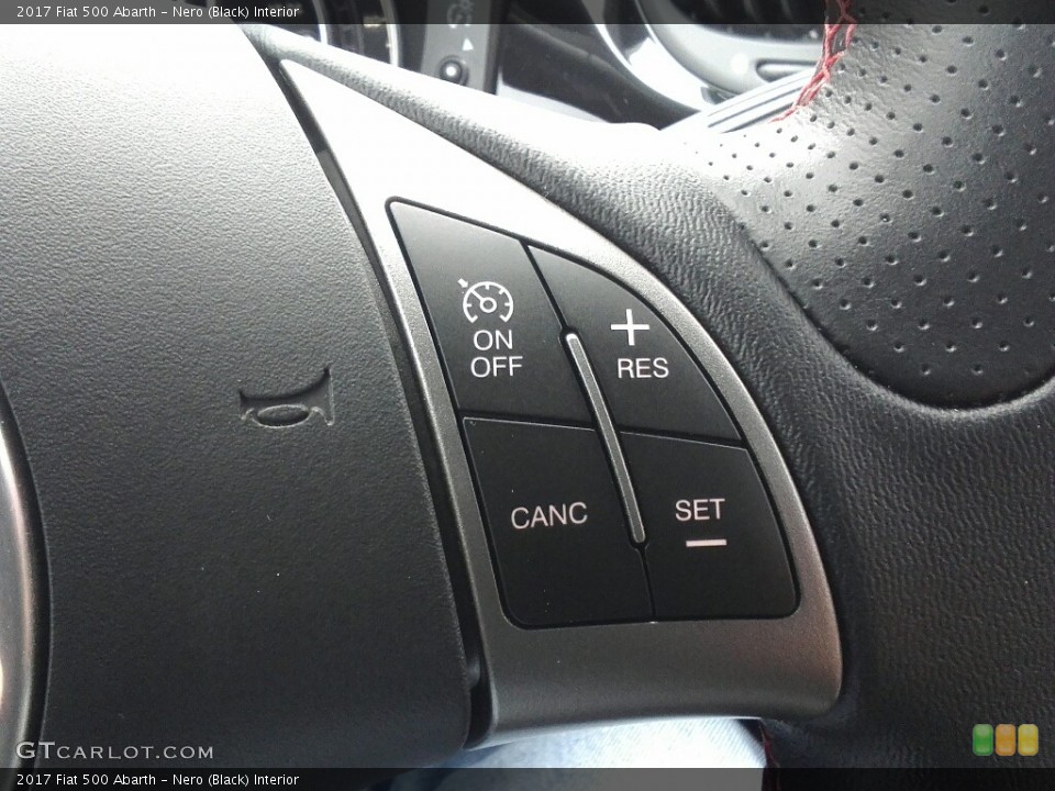 Nero (Black) Interior Controls for the 2017 Fiat 500 Abarth #119100433