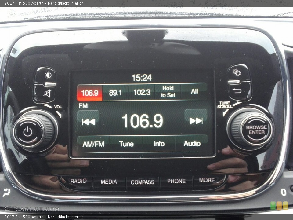 Nero (Black) Interior Audio System for the 2017 Fiat 500 Abarth #119100490