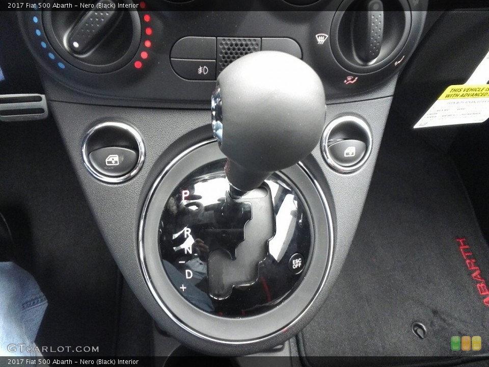 Nero (Black) Interior Transmission for the 2017 Fiat 500 Abarth #119100544