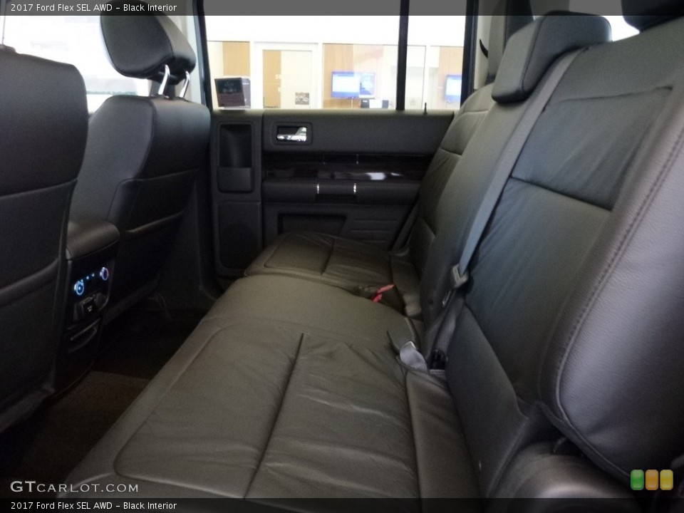 Black Interior Rear Seat for the 2017 Ford Flex SEL AWD #119102830