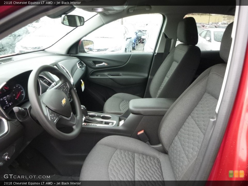 Jet Black Interior Front Seat for the 2018 Chevrolet Equinox LT AWD #119120012