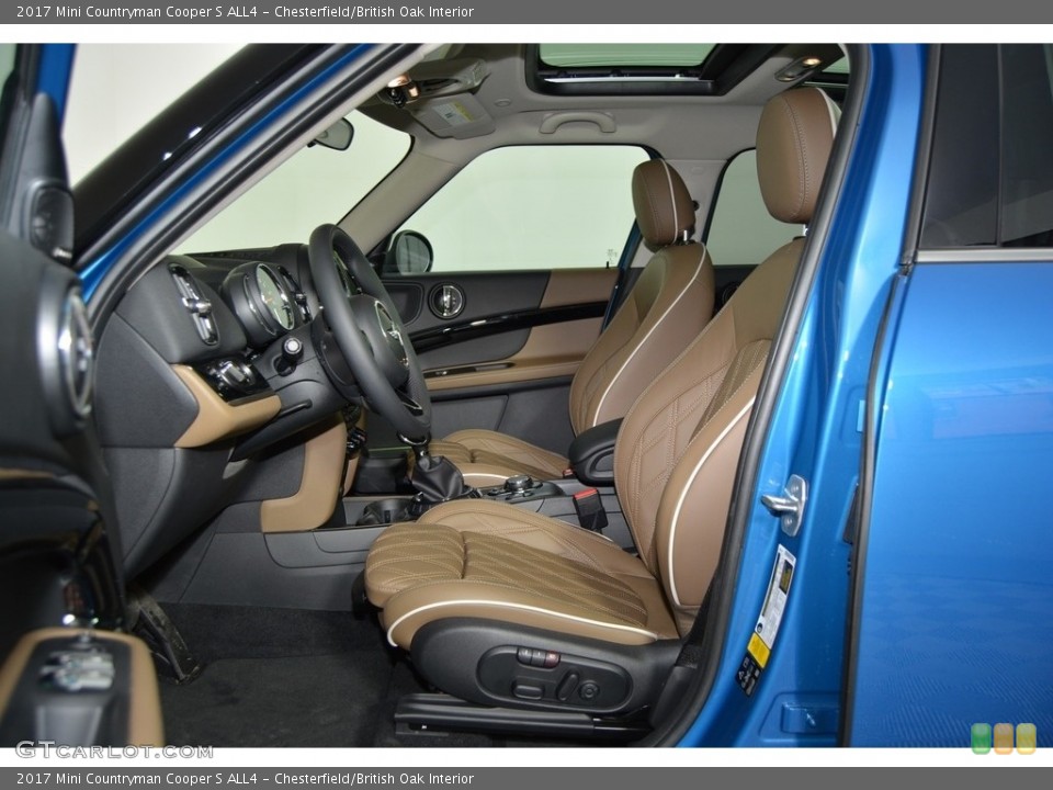 Chesterfield/British Oak Interior Front Seat for the 2017 Mini Countryman Cooper S ALL4 #119127179