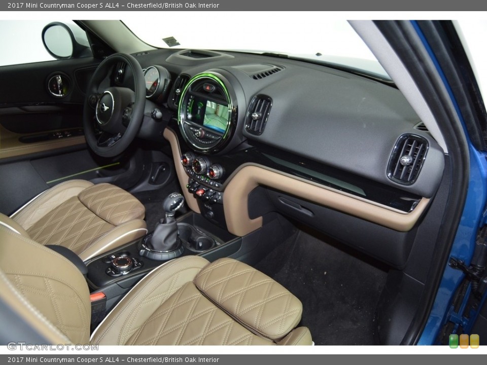 Chesterfield/British Oak Interior Dashboard for the 2017 Mini Countryman Cooper S ALL4 #119127250