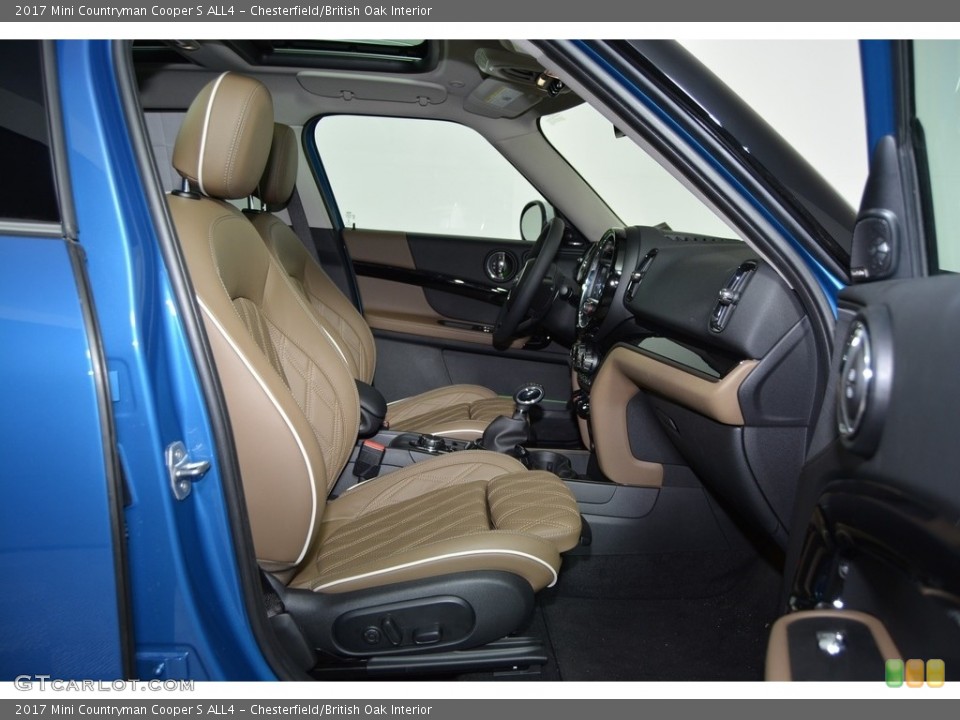 Chesterfield/British Oak Interior Front Seat for the 2017 Mini Countryman Cooper S ALL4 #119127275