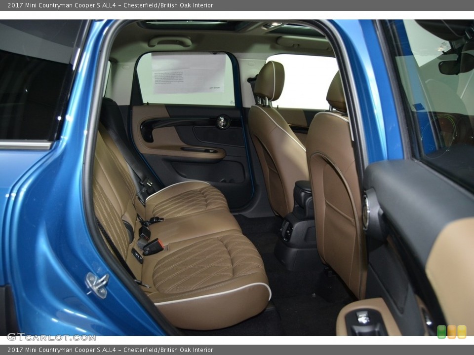 Chesterfield/British Oak Interior Rear Seat for the 2017 Mini Countryman Cooper S ALL4 #119127299