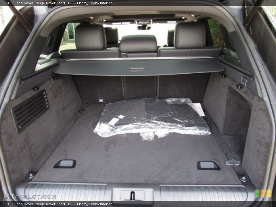 Ebony/Ebony Interior Trunk for the 2017 Land Rover Range Rover Sport HSE #119133371