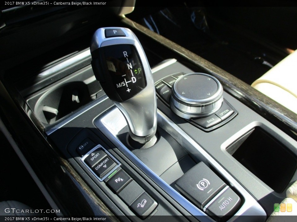 Canberra Beige/Black Interior Transmission for the 2017 BMW X5 xDrive35i #119139764