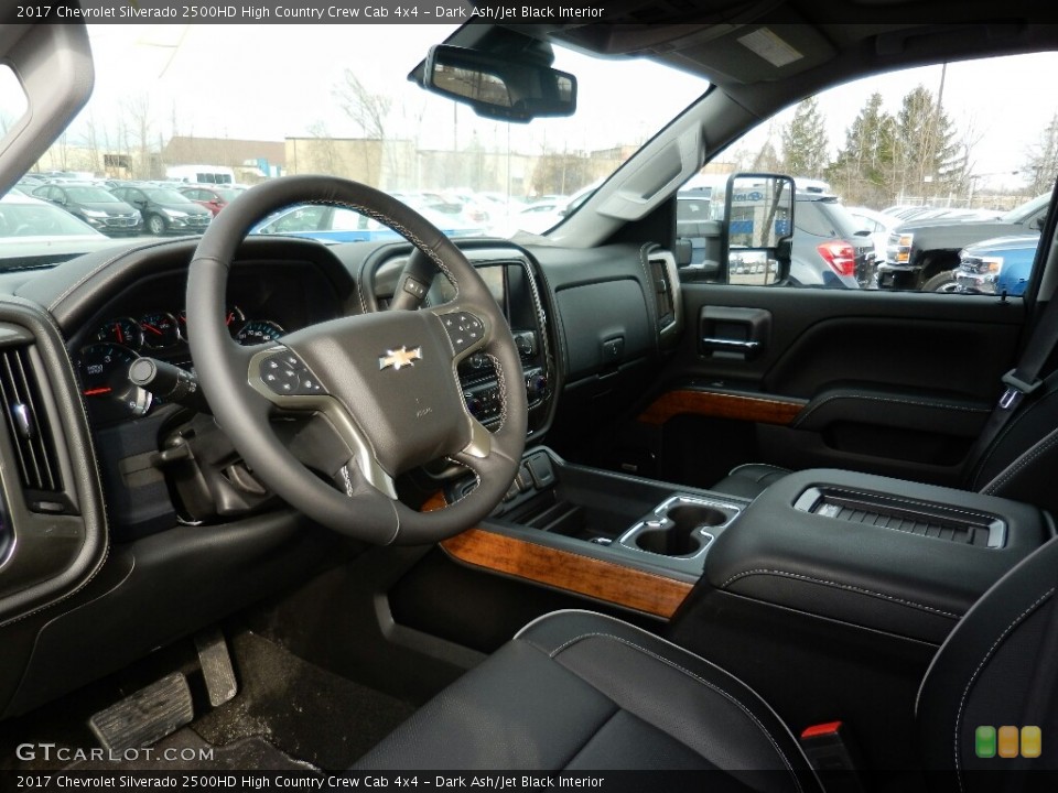 Dark Ash/Jet Black Interior Photo for the 2017 Chevrolet Silverado 2500HD High Country Crew Cab 4x4 #119139818