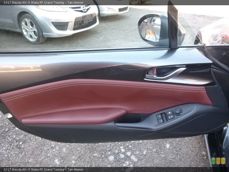 Tan Interior Door Panel for the 2017 Mazda MX-5 Miata RF Grand Touring #119144304
