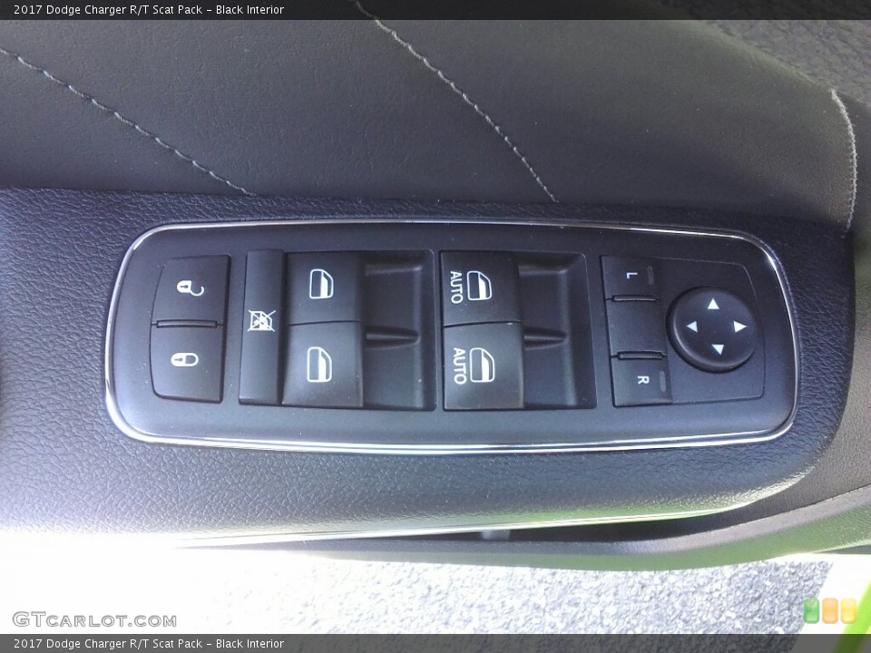Black Interior Controls for the 2017 Dodge Charger R/T Scat Pack #119154251