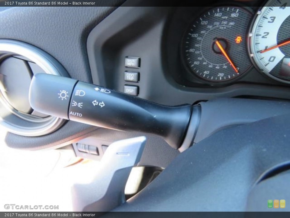 Black Interior Controls for the 2017 Toyota 86  #119154695