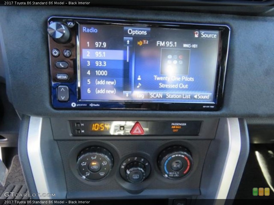 Black Interior Audio System for the 2017 Toyota 86  #119154760