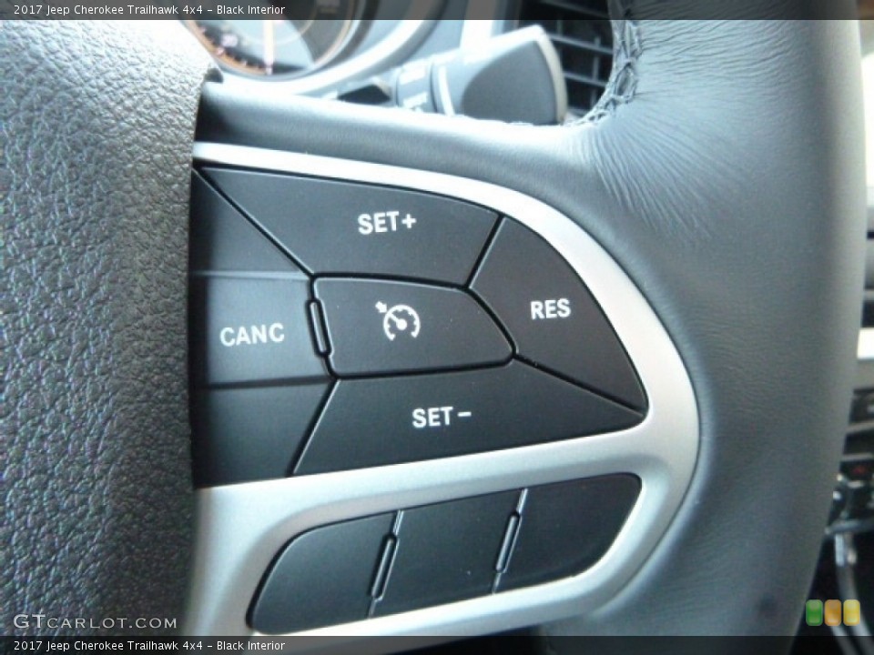 Black Interior Controls for the 2017 Jeep Cherokee Trailhawk 4x4 #119162354