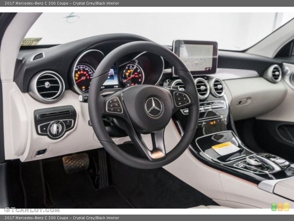 Crystal Grey/Black Interior Dashboard for the 2017 Mercedes-Benz C 300 Coupe #119176088