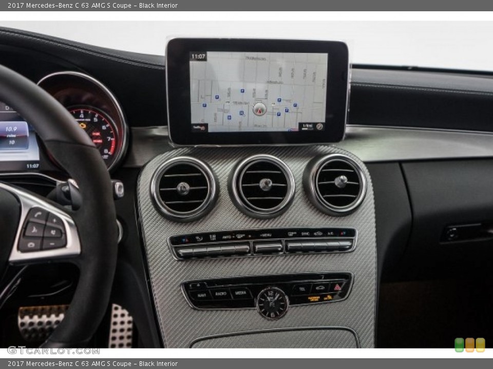 Black Interior Controls for the 2017 Mercedes-Benz C 63 AMG S Coupe #119176385