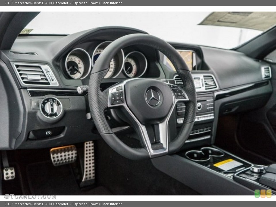 Espresso Brown/Black Interior Dashboard for the 2017 Mercedes-Benz E 400 Cabriolet #119176575