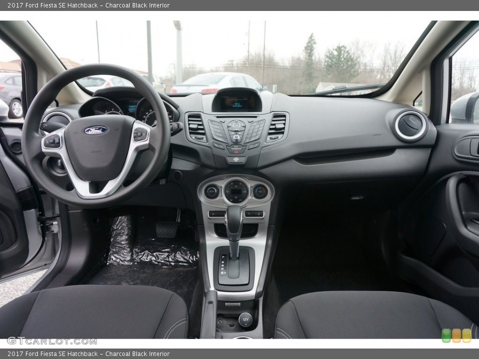 Charcoal Black Interior Dashboard for the 2017 Ford Fiesta SE Hatchback #119177870