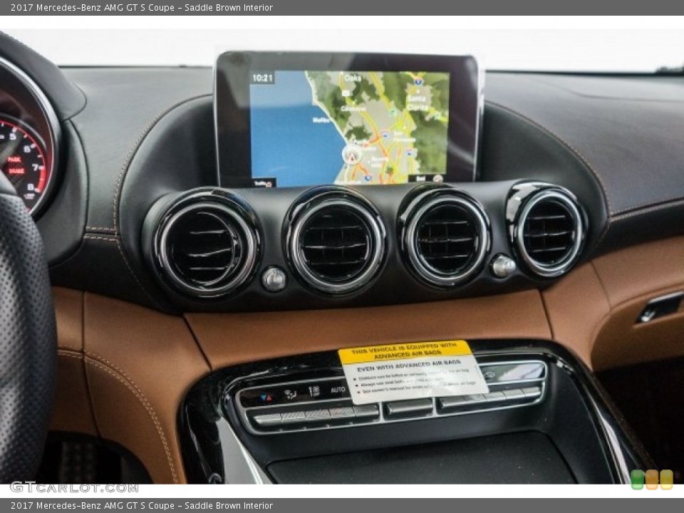 Saddle Brown Interior Controls for the 2017 Mercedes-Benz AMG GT S Coupe #119178371