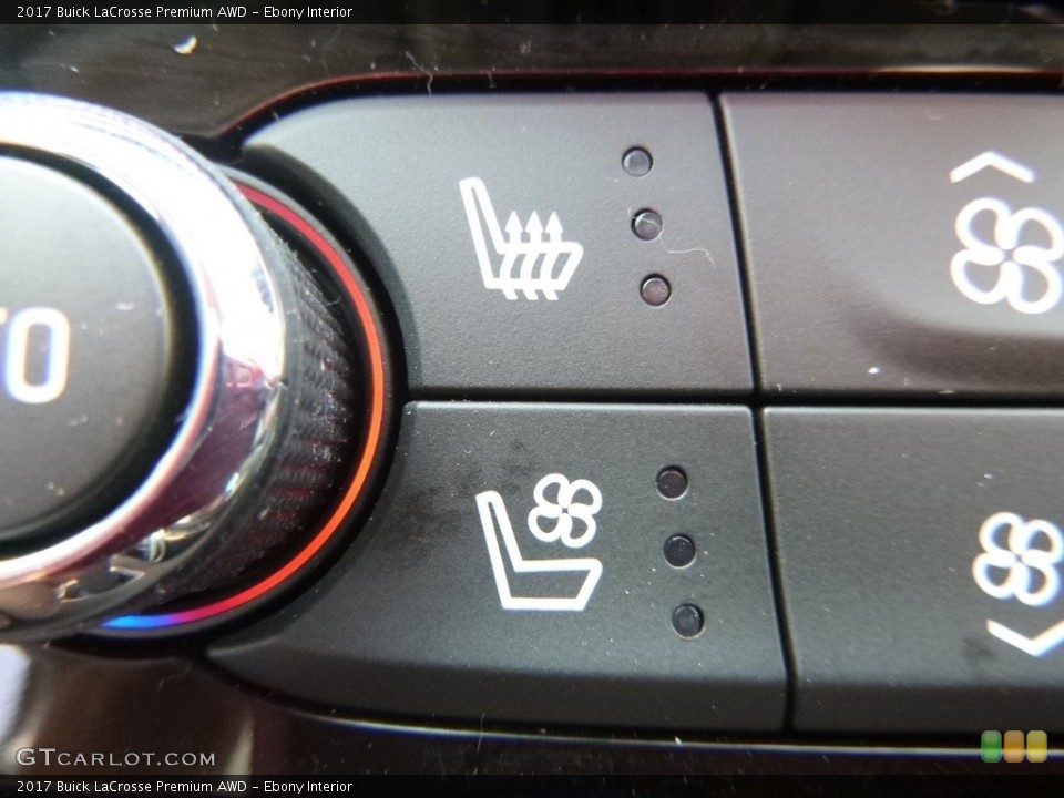 Ebony Interior Controls for the 2017 Buick LaCrosse Premium AWD #119183069