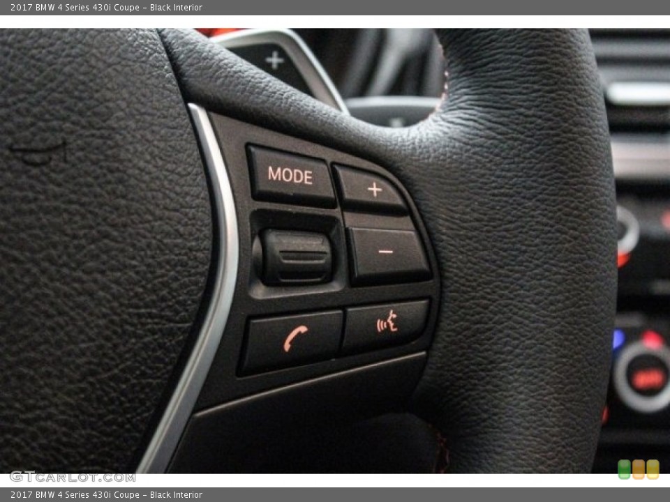 Black Interior Controls for the 2017 BMW 4 Series 430i Coupe #119184647
