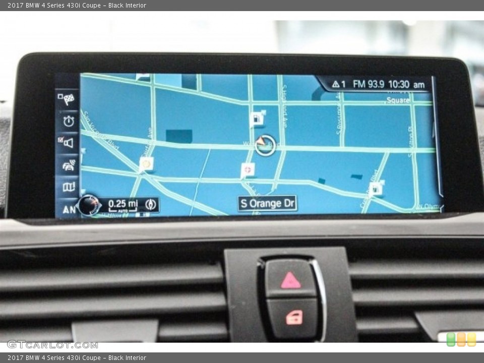Black Interior Navigation for the 2017 BMW 4 Series 430i Coupe #119184677
