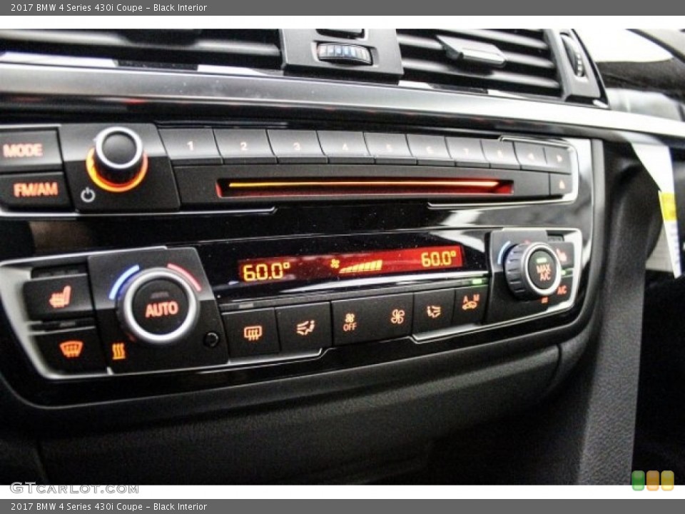 Black Interior Controls for the 2017 BMW 4 Series 430i Coupe #119184698