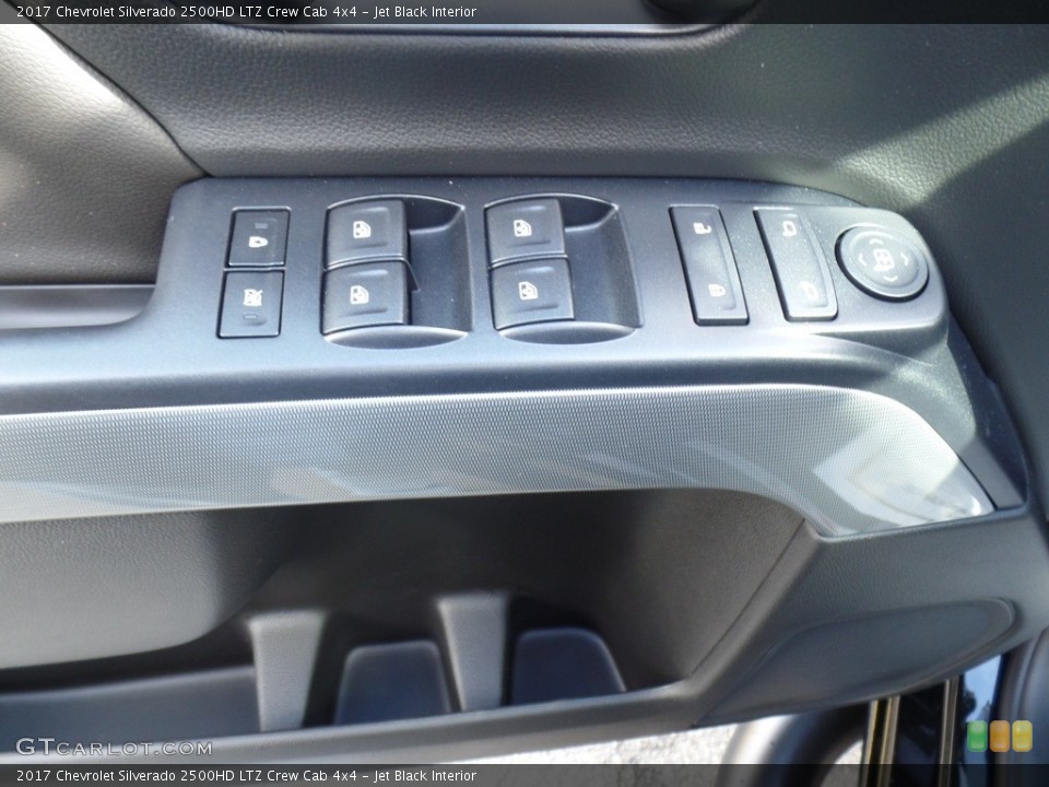 Jet Black Interior Controls for the 2017 Chevrolet Silverado 2500HD LTZ Crew Cab 4x4 #119186939