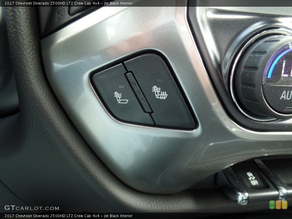 Jet Black Interior Controls for the 2017 Chevrolet Silverado 2500HD LTZ Crew Cab 4x4 #119187149