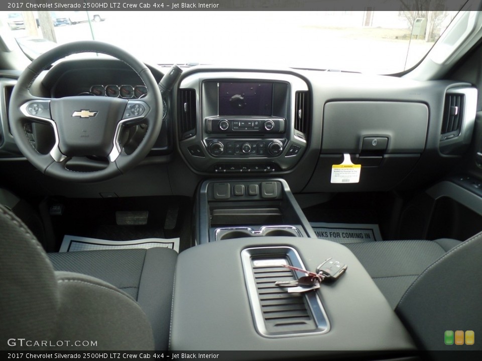 Jet Black Interior Dashboard for the 2017 Chevrolet Silverado 2500HD LTZ Crew Cab 4x4 #119187227