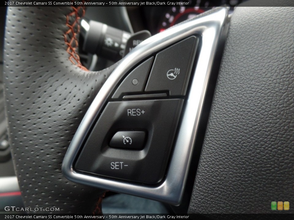 50th Anniversary Jet Black/Dark Gray Interior Controls for the 2017 Chevrolet Camaro SS Convertible 50th Anniversary #119188286