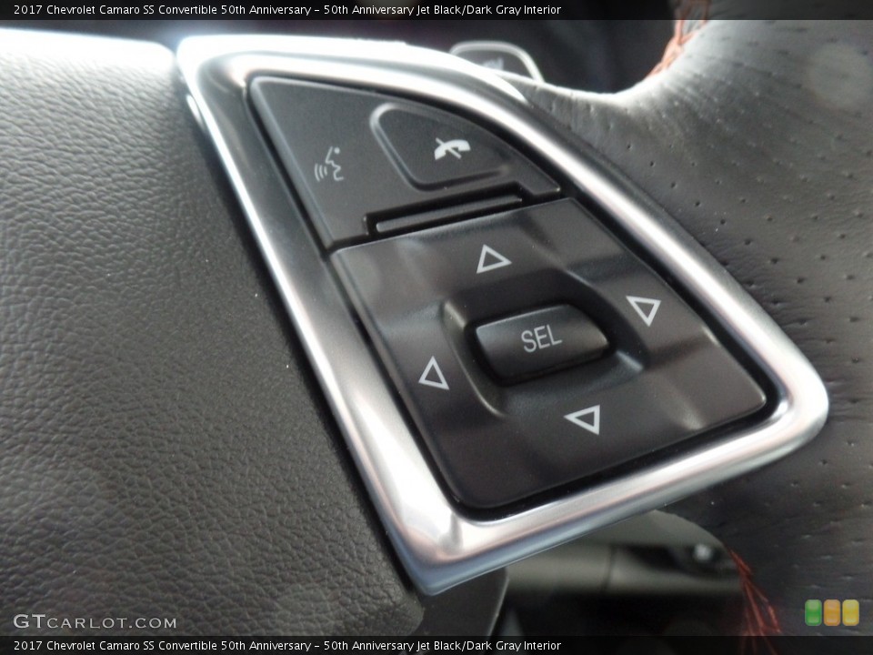 50th Anniversary Jet Black/Dark Gray Interior Controls for the 2017 Chevrolet Camaro SS Convertible 50th Anniversary #119188289