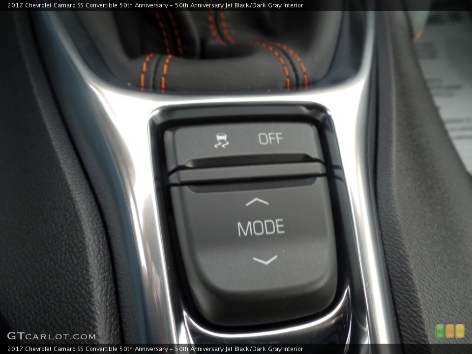 50th Anniversary Jet Black/Dark Gray Interior Controls for the 2017 Chevrolet Camaro SS Convertible 50th Anniversary #119188325