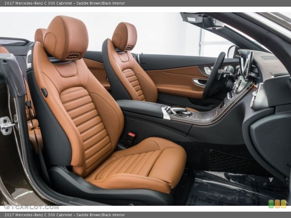 Saddle Brown/Black Interior Photo for the 2017 MercedesBenz C 300 Cabriolet 119197288