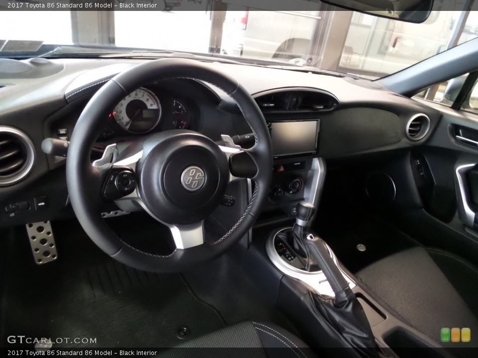 Black Interior Front Seat for the 2017 Toyota 86  #119203952