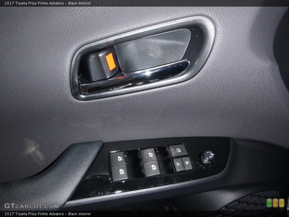 Black Interior Controls for the 2017 Toyota Prius Prime Advance #119204629