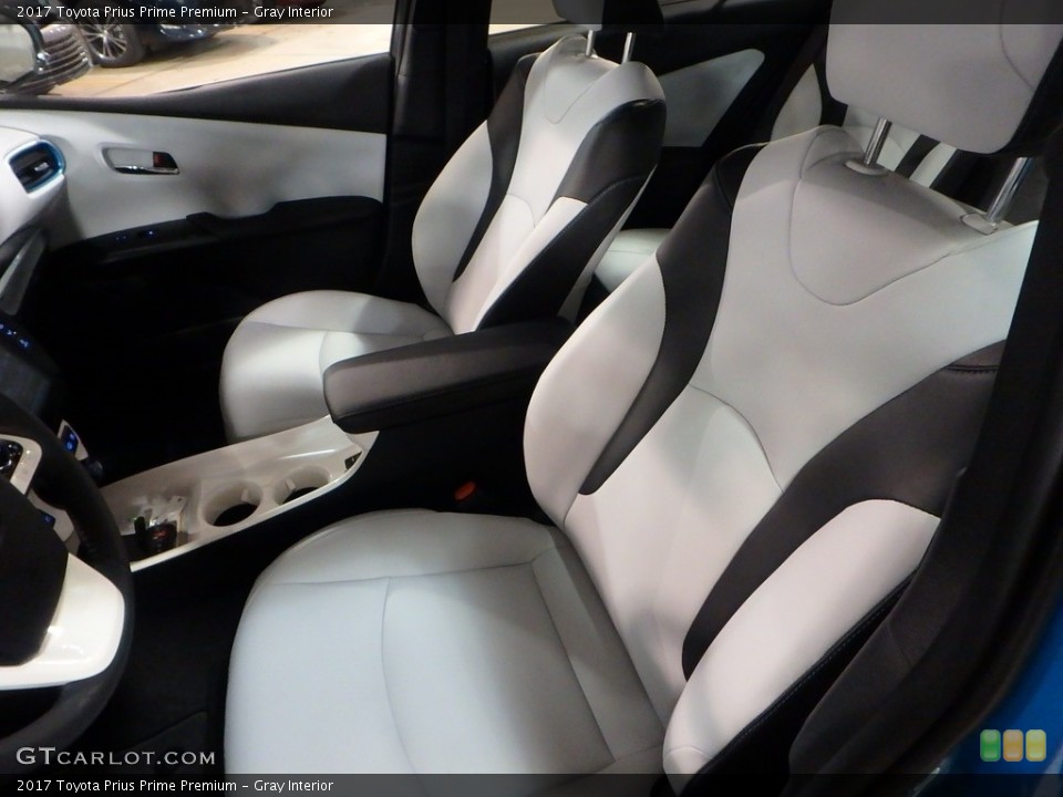 Gray Interior Front Seat for the 2017 Toyota Prius Prime Premium #119205547