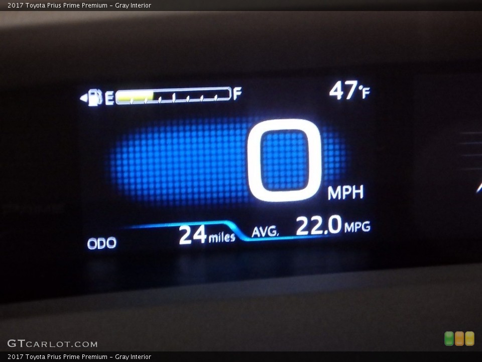 Gray Interior Controls for the 2017 Toyota Prius Prime Premium #119205733