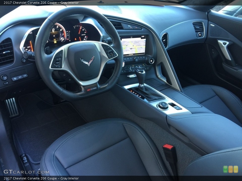 Gray Interior Photo for the 2017 Chevrolet Corvette Z06 Coupe #119210461