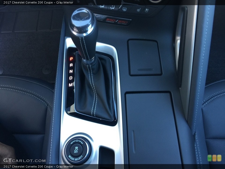 Gray Interior Transmission for the 2017 Chevrolet Corvette Z06 Coupe #119210506