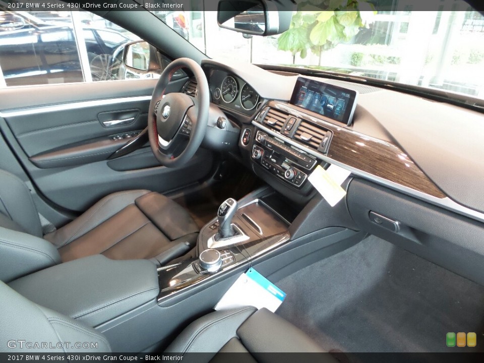 Black Interior Dashboard for the 2017 BMW 4 Series 430i xDrive Gran Coupe #119212213