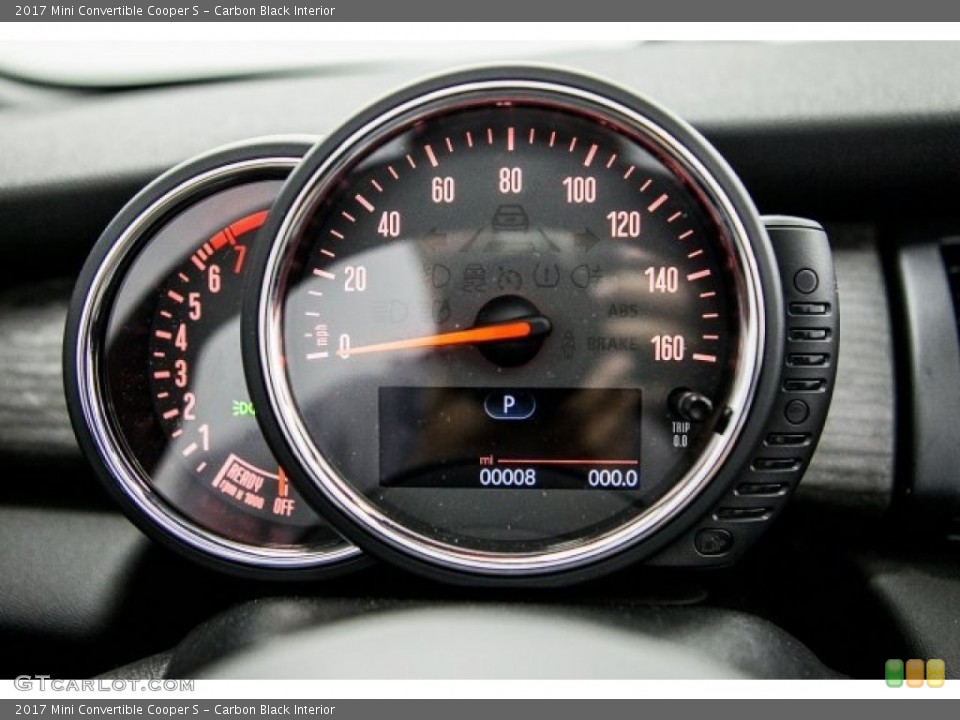 Carbon Black Interior Gauges for the 2017 Mini Convertible Cooper S #119216479