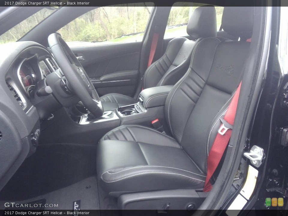 Black Interior Front Seat for the 2017 Dodge Charger SRT Hellcat #119220625
