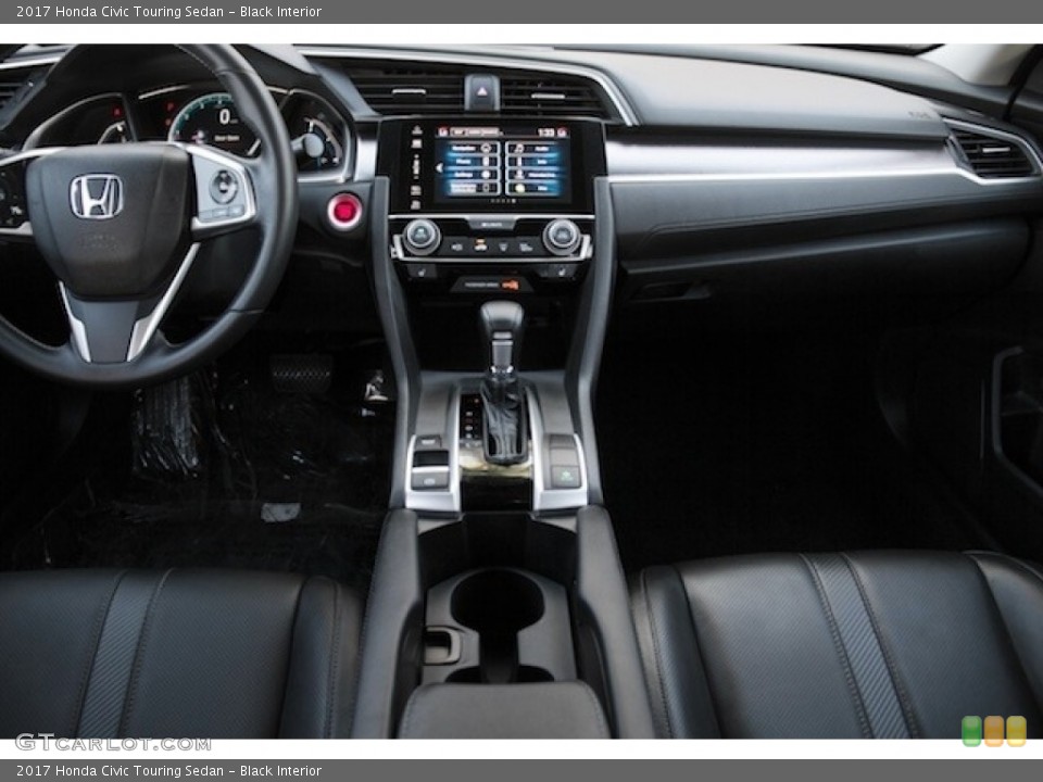 Black Interior Dashboard for the 2017 Honda Civic Touring Sedan #119223252