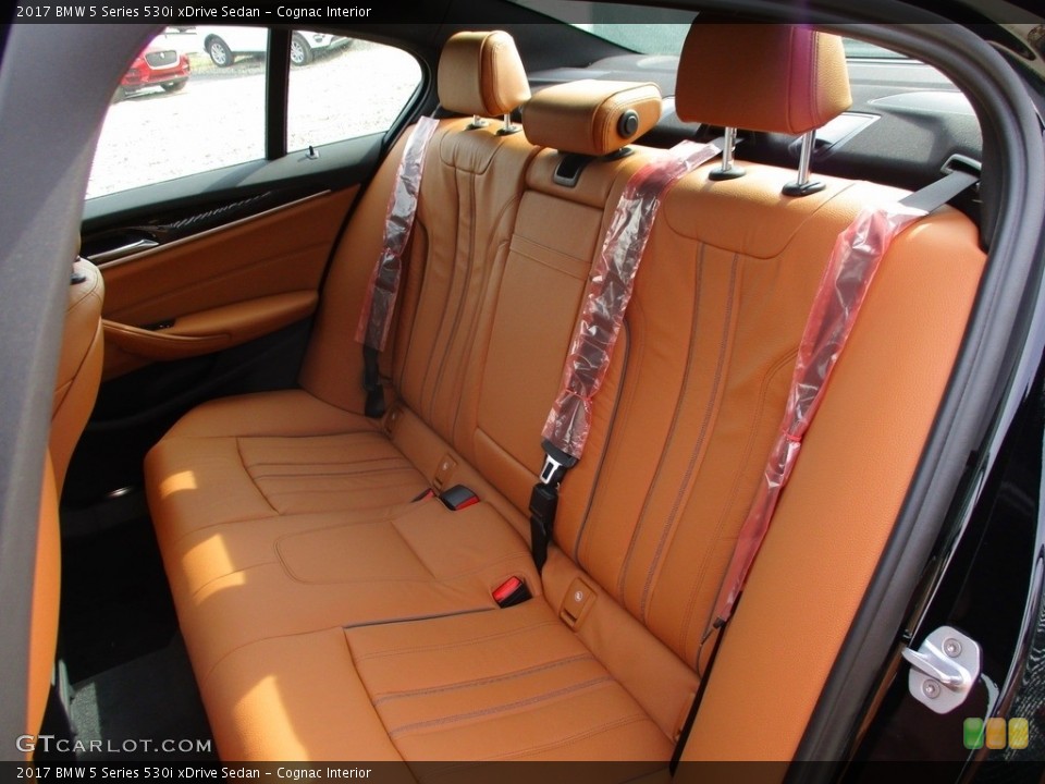 Cognac Interior Rear Seat for the 2017 BMW 5 Series 530i xDrive Sedan #119232749